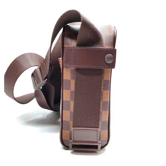 Louis Vuitton LV Shoulder Bag Olav PM Ebene Brown Damier 659-073125 - Picture 3 of 9